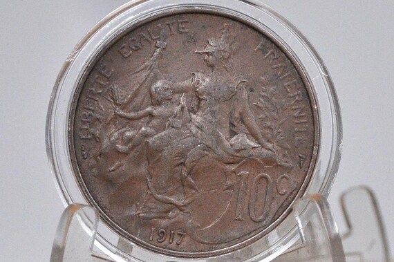 銅貨 1917年 フランス 10サンチームNGC VF 30 BN アンティーク 1909-1917年 フランス 10サンチーム硬貨 - 日付で選ぶ、フランスの10