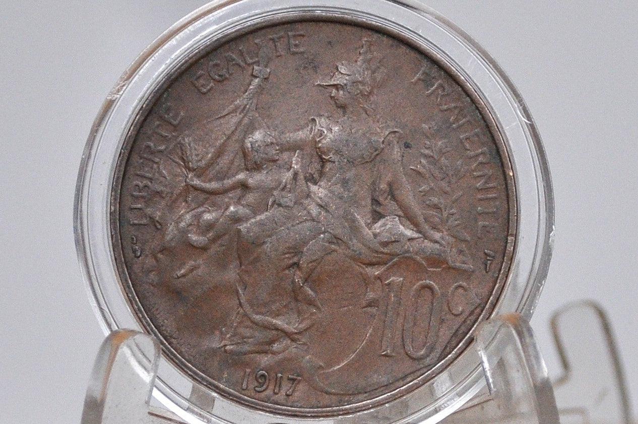 1909-1917年 フランス 10サンチーム硬貨 - 日付で選ぶ、フランスの10