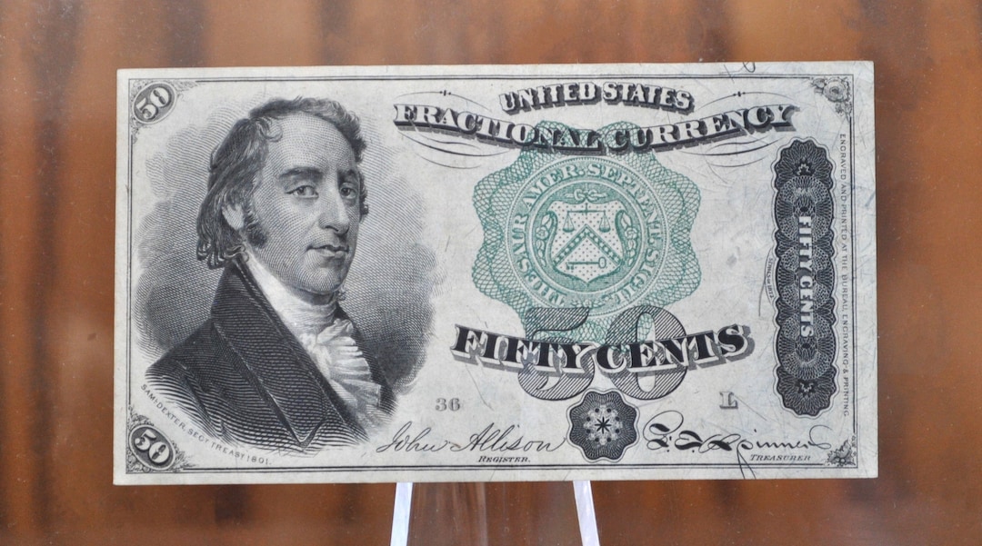 4th Issue 50 Cent Fractional Note Fr#1379 - CU (choice Uncirculated ...