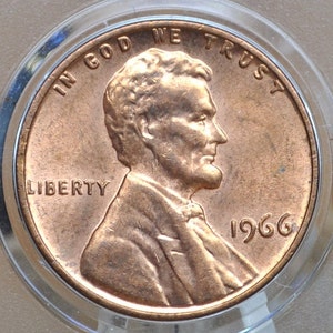 1966年リンカーン記念ペニー - グレード/色で選ぶ - コレクター向けコイン - 1966年 P 1966年 D 1966年 S 記念セント