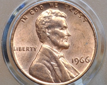 Centavo conmemorativo de Lincoln de 1966 - Elija por grado/color - Moneda coleccionable - Centavo conmemorativo de 1966 P, 1966 D y 1966 S