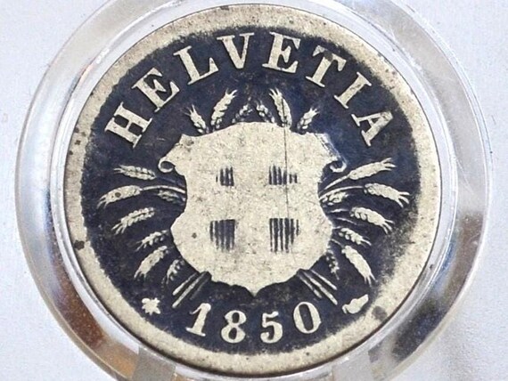 リノ　ポラロイド　コンプ Rarer 1850 Switzerland 5 Rappen - VG Condition - 1850 B Helvetica