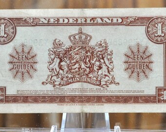 1945 年オランダ 1 グルデン紙幣 - 1945 年 Muntbiljet 発行、2 文字