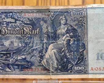 1922年 5万マルク ドイツ紙幣 ライヒスバンクノート - 状態良好 - 第一
