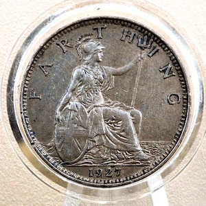 1900&#39;s - 1930&#39;s UK Farthings Great Britain Farthings - Choose by Date! - UK 1 Farthing 1900 to 1937 - King George - British Farthing 1920&#39;s