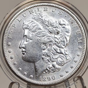 1890-S Morgan Silver Dollar - Choose by Grade / Condition - San Francisco Mint - 1890 S Morgan Silver Dollar - Silver Dollar 1890 S