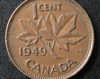 Canadian Small Cent - King George VI - 1948 to 1952 - Select Year(s) / Quantity