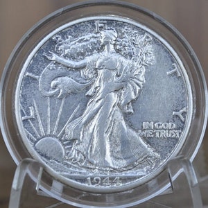 1944-D Walking Liberty Silver Half Dollar - Choose By Grade - Denver Mint - Wwii Era Coin - Silver Half Dollar 1944 D Wlh