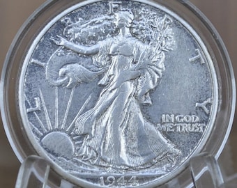 1944-S | ウォーキング・リバティ | シルバー | ハーフダラー | 良品