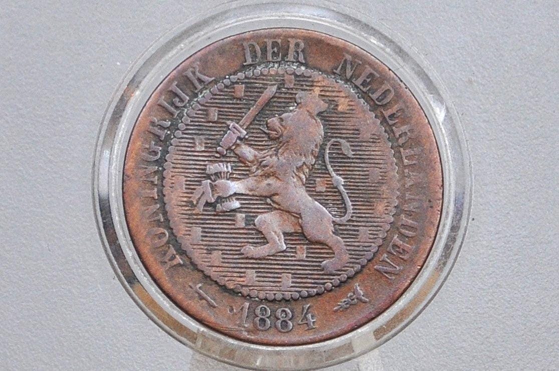 1884年オランダ2.5セント硬貨 - 良好な状態 - ウィリアム3世