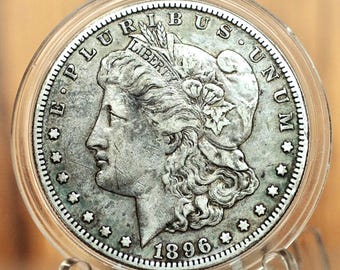 1896 S モルガン ダラー - アンティークの高級サンフランシスコ ミント