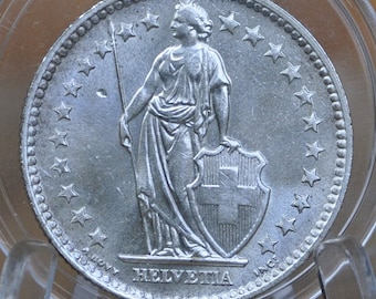 2 francs 1963, Switzerland - Coin value - uCoin.net
