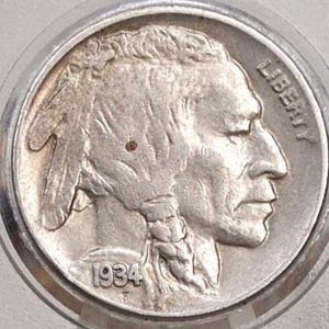 1934 D Buffalo Nickel - Choose by Grade / Condition - 1934-D Nickel 1934D Indian Head Nickel 1934 D - Denver Mint