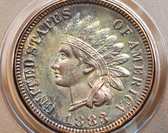 1883 Indian Head Penny - Choose by Grade - 1883 Indian Head Cent 1883 - Us One Penny 1883