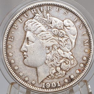1901 Morgan Silver Dollar - Choose by Grade / Condition - Philadelphia Mint - 1901 P Morgan Silver - 1901 P Morgan Dollar - Great Date