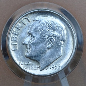 1956 P And D Roosevelt Silver Dimes - Choose Mint And Grade - Roosevelt Dime 1956 P, 1956 D Dime - Circulated & Uncirculated Dimes