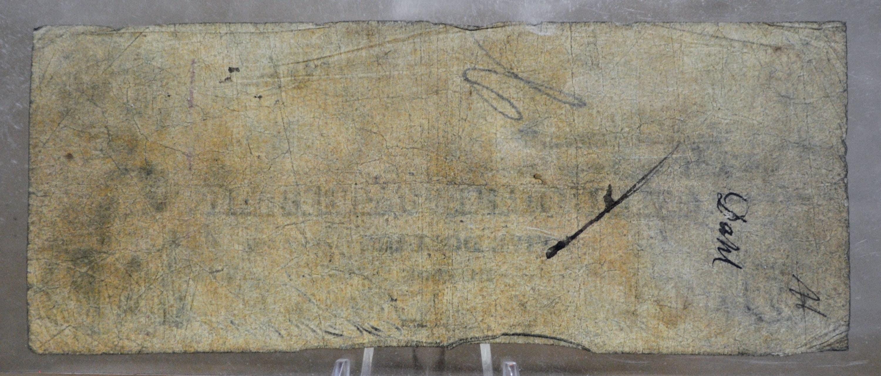 1850年コチチュエート銀行5ドル紙幣 - 良質（F）グレード
