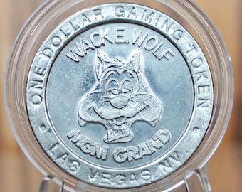 ヴィンテージ 1993 限定 MGM グランド 1 ドル ゲーム トークン ヴィンテージ 1993 限定 MGM グランド 1 ドル ゲーム トークン