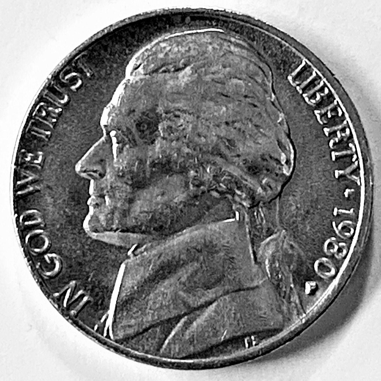 アメリカ1989-D ジェファーソン ニッケル アメリカ1989-D