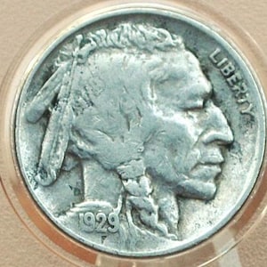 1929-S Buffalo-nikkel – Kies op kwaliteit/staat – Datum wissen – San Francisco Mint – 1929 S-nikkel – Vintage Amerikaanse munt