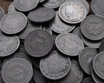 1964年Dミント リバティニッケル - 希少なアメリカ合衆国5セント硬貨