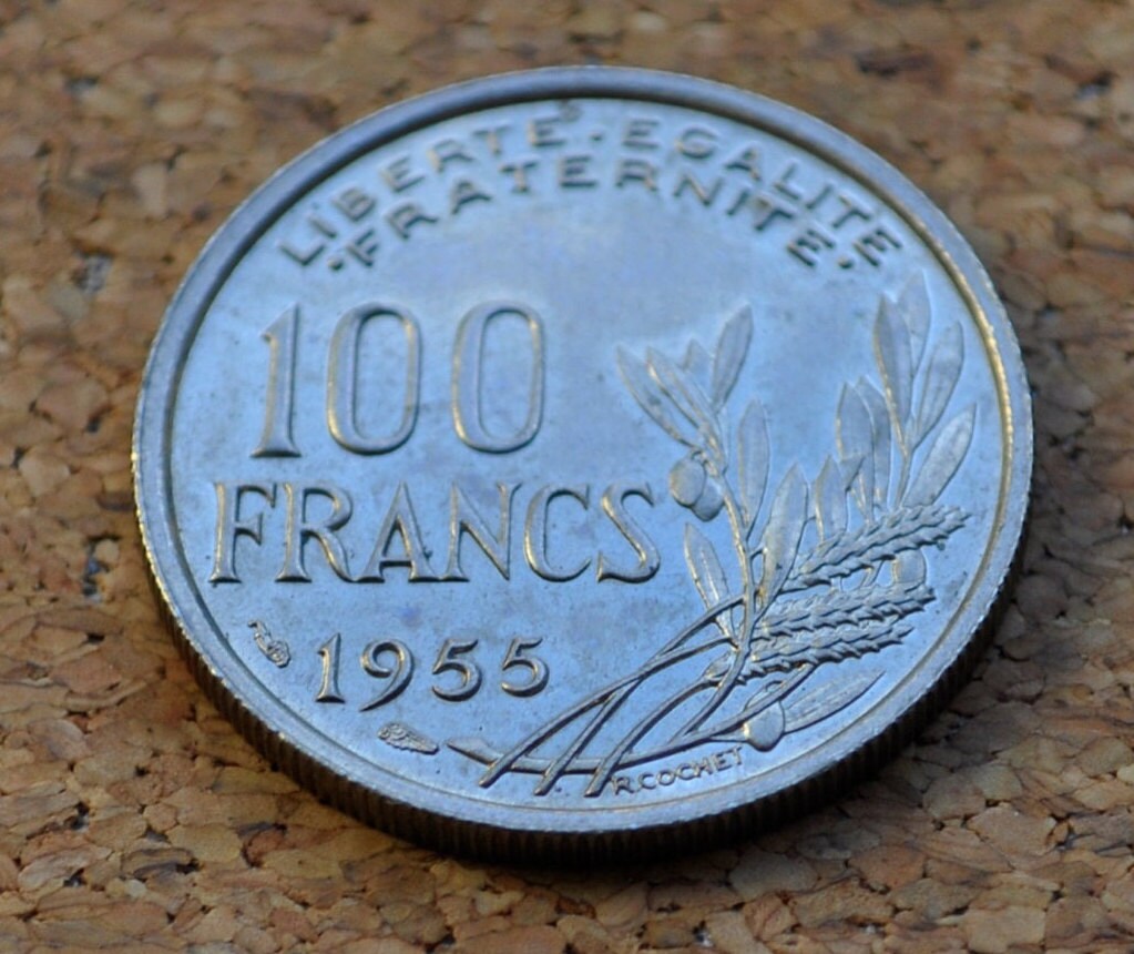 Piece 100 Franc 1955