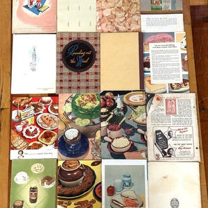 Antique Cookbook/Baking Recipes With Over 40 Different Books!!! - Vintage Recipe Book - Easy Vintage Classic Recipe Booklets