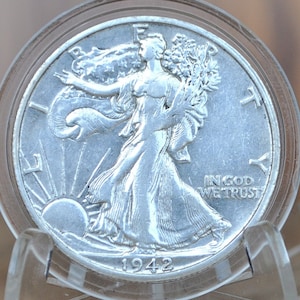 1942-S Walking Liberty Silver Half Dollar - Choose by Grade - San Francisco Mint - 1942S, 1942 S Half Dollar