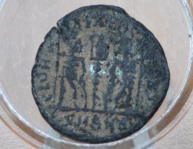 337-361 ローマ皇帝コンスタンティウス2世 古代ローマコイン - 古代
