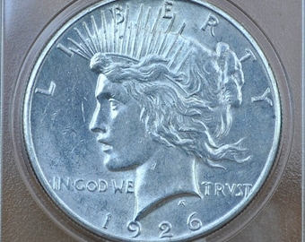 1926-D Peace Silver Dollar - Choose Grade / Condition - 1926 D Silver Dollar 1926D Dollar - Denver Mint - Better Date