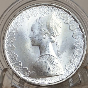 Stunning Italian 500 Lire Coin 1966R - Gem BU - Absolutely Beautiful Italian Coin - Silver 500 Lire Italy