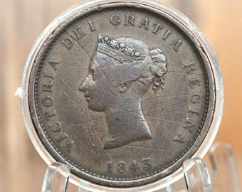 1843 Early Victorian New Brunswick One Penny Token - Etsy