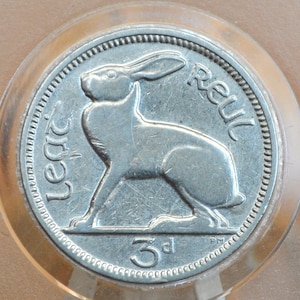 1920s+ Irish 3 Pence Coins - XF-AU Grade / Conditions - Erie 1942 Ireland 1948 3 Pence Ireland - 1942 3 Pence Coin UK 1928