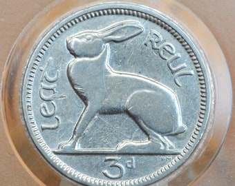 1920s+ Irish 3 Pence Coins - XF-AU Grade / Conditions - Erie 1942 Ireland 1948 3 Pence Ireland - 1942 3 Pence Coin UK 1928