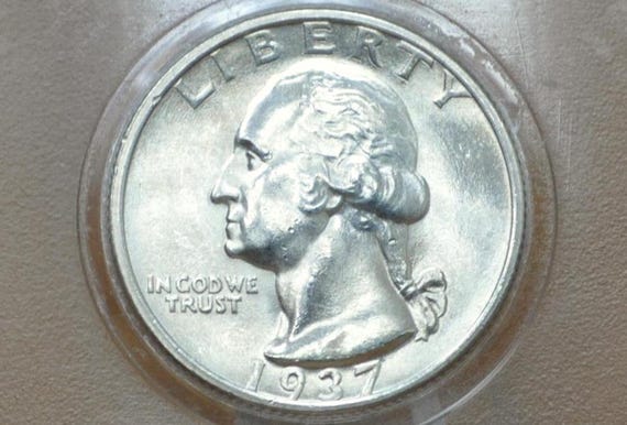 【10枚セット・美品】1964年 ワシントン・クォーターダラー銀貨 ワシントン・クォーターダラー銀貨 1964年10枚 Quarter 25セント2