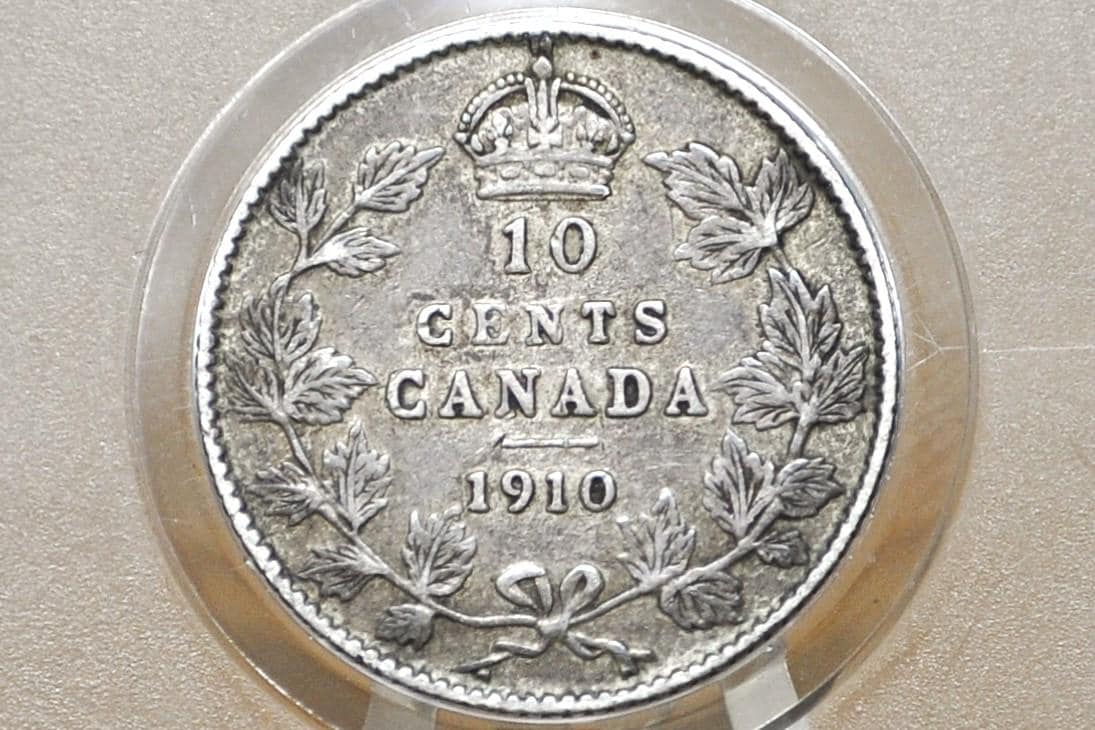 カナダ10セント銀貨　11枚 Canada 10 cents - Etsy 日本