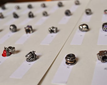 Pandora and Similar Style Sterling Silver Bracelet Charms! Choose by Charm! - Retired and Discontinued Pandora Charms - Murano Glass Charms,