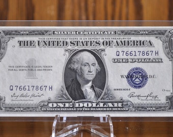 1935 Silver Certificates Blue Seal - Choose by Grade - 1935 Series Blue Seal Silver Cert 1935 - Fr#1607 - Fr#1618