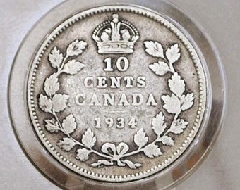 1968年カナダ10セント硬貨エリザベス2世 - ブルーノーズ船 - Etsy 日本