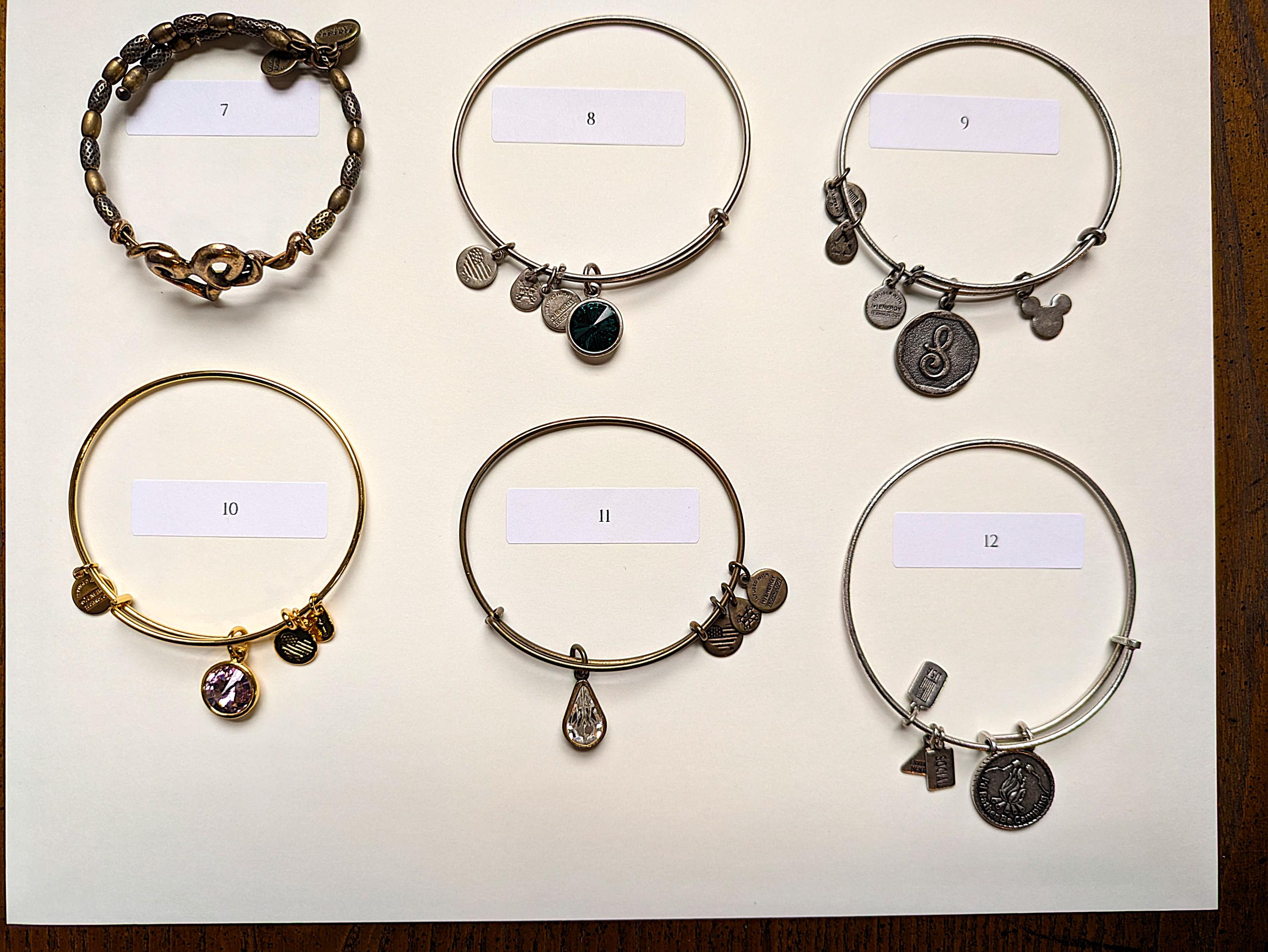 Collection of 10 Alex and Ani Bracelets Amazon.com: Alex and Ani Women main image 4