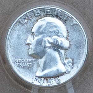 1956 Washington Quarters P&D Mints - Choose by Grade and Mint - 1956 D Washington Silver Quarter 1956 P