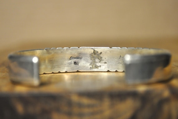 Rare Marcella James Turquoise Navajo Bracelet - 2.5 in Wide 2 in
