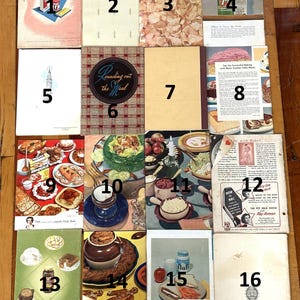 Antique Cookbook/Baking Recipes With Over 40 Different Books!!! - Vintage Recipe Book - Easy Vintage Classic Recipe Booklets