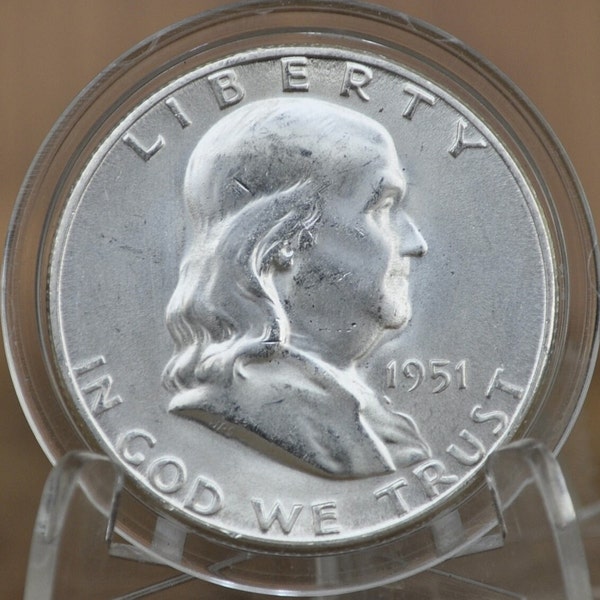 1951 S Franklin Silver Half Dollar - Kies op kwaliteit - 1951 S Franklin Half Dollar 1951 S - San Francisco Mint