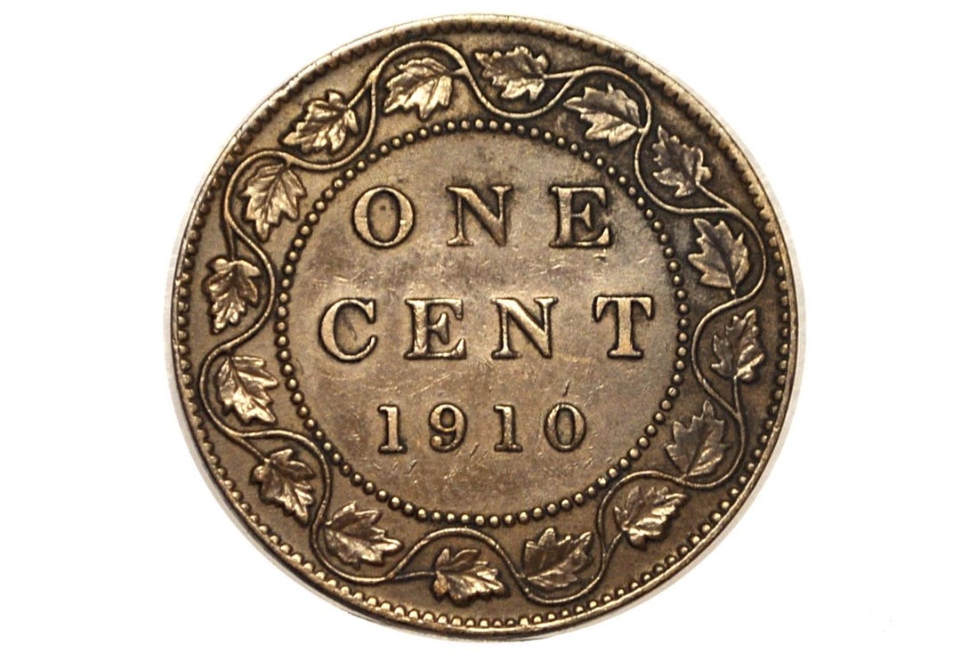 1910 Canadian Cent - Choose by Grade / Condition - King George V