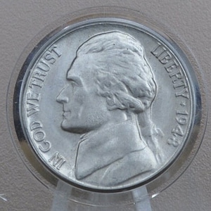 1948 PDS Jefferson Nickels - P,D,S - Choose by Mint Mark and Grade - 1948 S Jefferson Nickel 1948 D Jefferson Nickel 1948 P