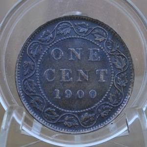 1900 Canadian One Cent - Choose by Grade - Queen Victoria - One Cent Canada 1900 H Large Cent - 1900 One Cent / 1900 H