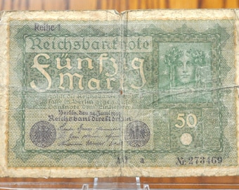 ヴィンテージのドイツ1000万マルク紙幣！1923年製！ - Etsy 日本