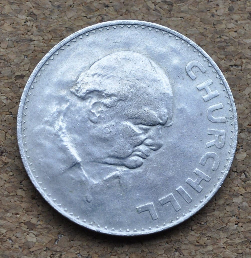 1965年チャーチル王冠記念コイン - エリザベス2世女王 デル