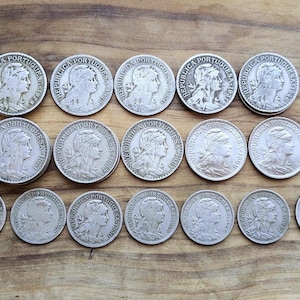 Portuguese Escudos & 50 Centavos - Choose by Denomination and Date! - Beautiful Design, Simple - Low Mintage Portuguese Coin